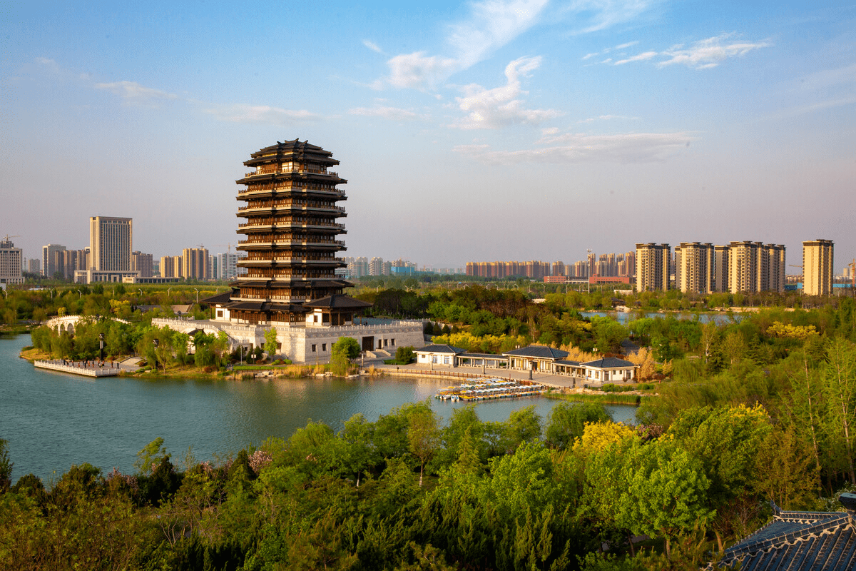 淄博文昌湖景区图片