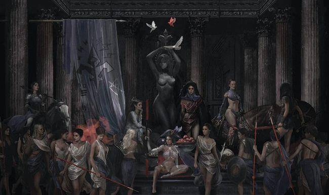 希腊神话中的亚马逊女战士的故事_赫拉克勒斯_部落_希波