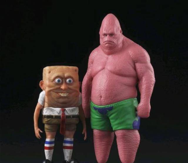 "毁童年"山寨手办,躲过了葫芦娃和敖丙,却被海绵宝宝所折服!