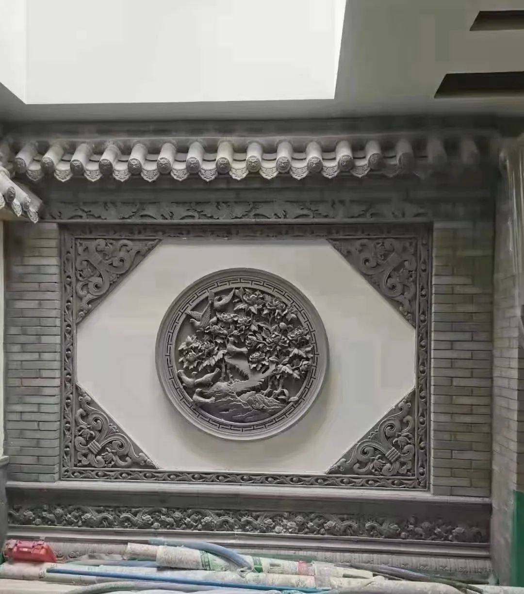 影壁墙的尺寸怎么定?怎么设计更好看大气?_大门_装饰_庭院