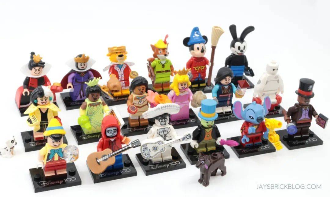 你喜欢哪个?71038乐高人仔抽抽乐迪士尼100周年庆开袋评测