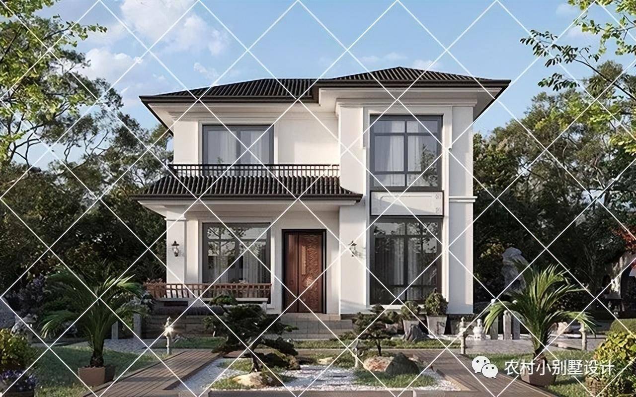 带露台阳光房二层建房别墅设计图,实用舒适,享受农村悠然慢生活,别墅