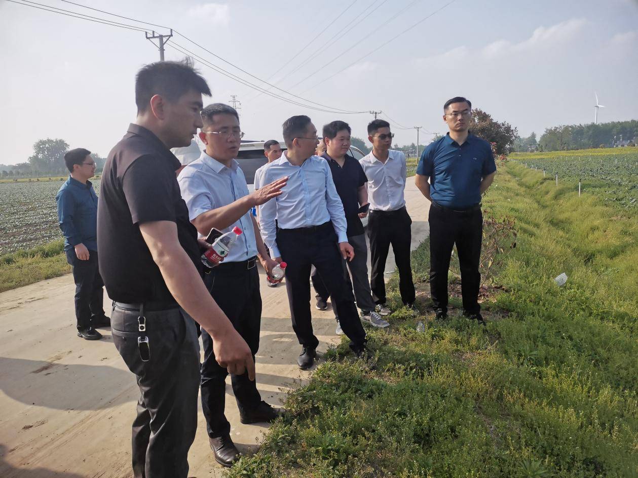 上午,郭宏伟一行到达新蔡县孙召镇大马庄村,看望慰问河南牧业经济学院