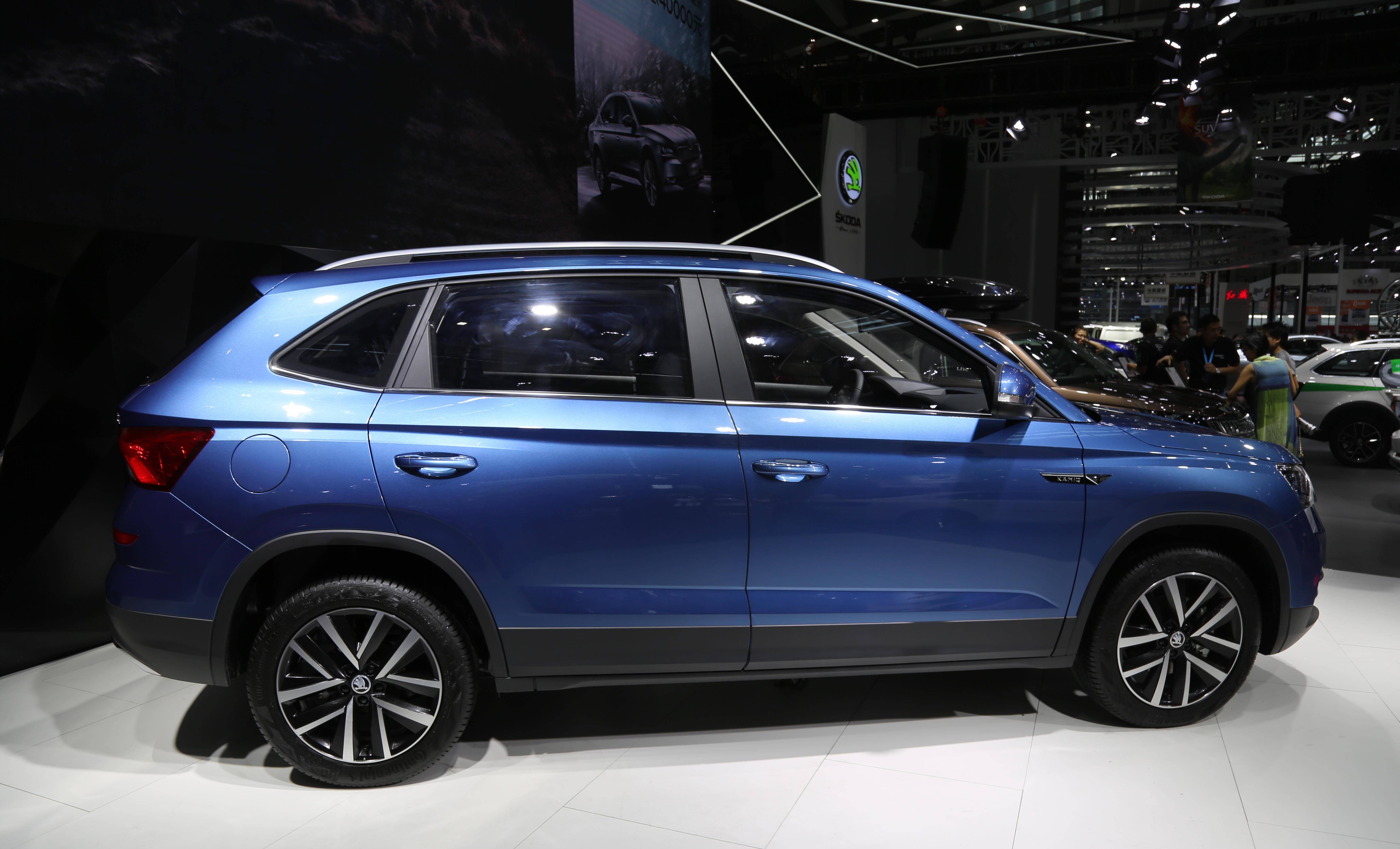斯柯达-柯米克德系suv,2018深港澳车展实拍!_搜狐汽车_搜狐网