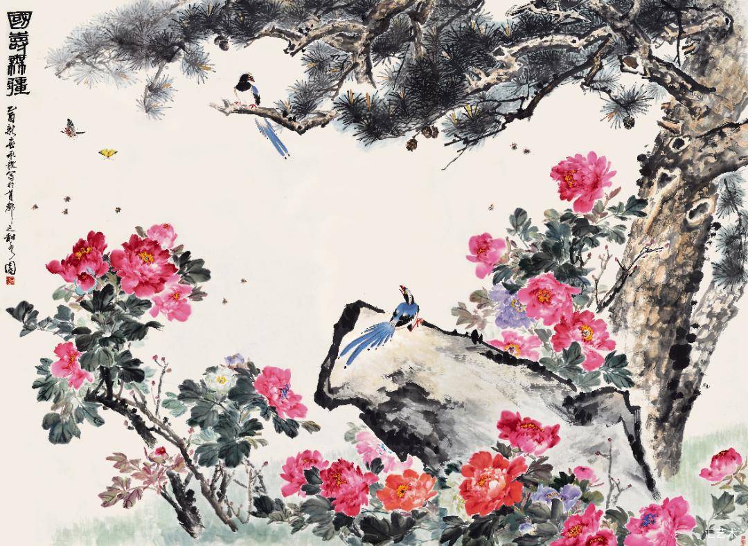 中国近现代名家画集李承毅_先生_年代_牡丹