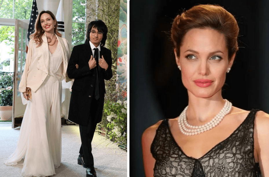 48岁朱莉与韩国第一夫人合影!