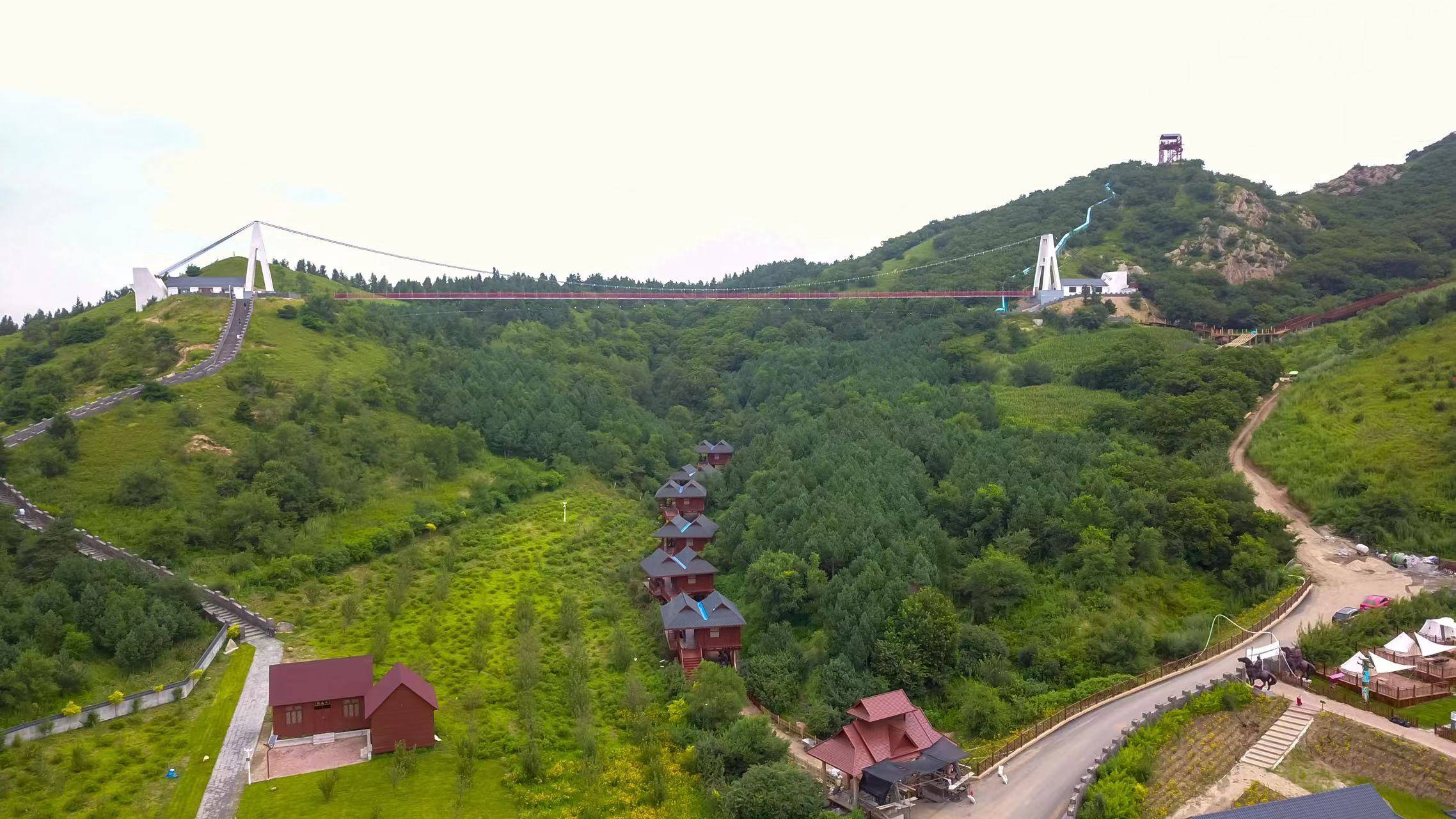 "五一"在大龙山可体验露营,灯光秀_景区_吉林_日报