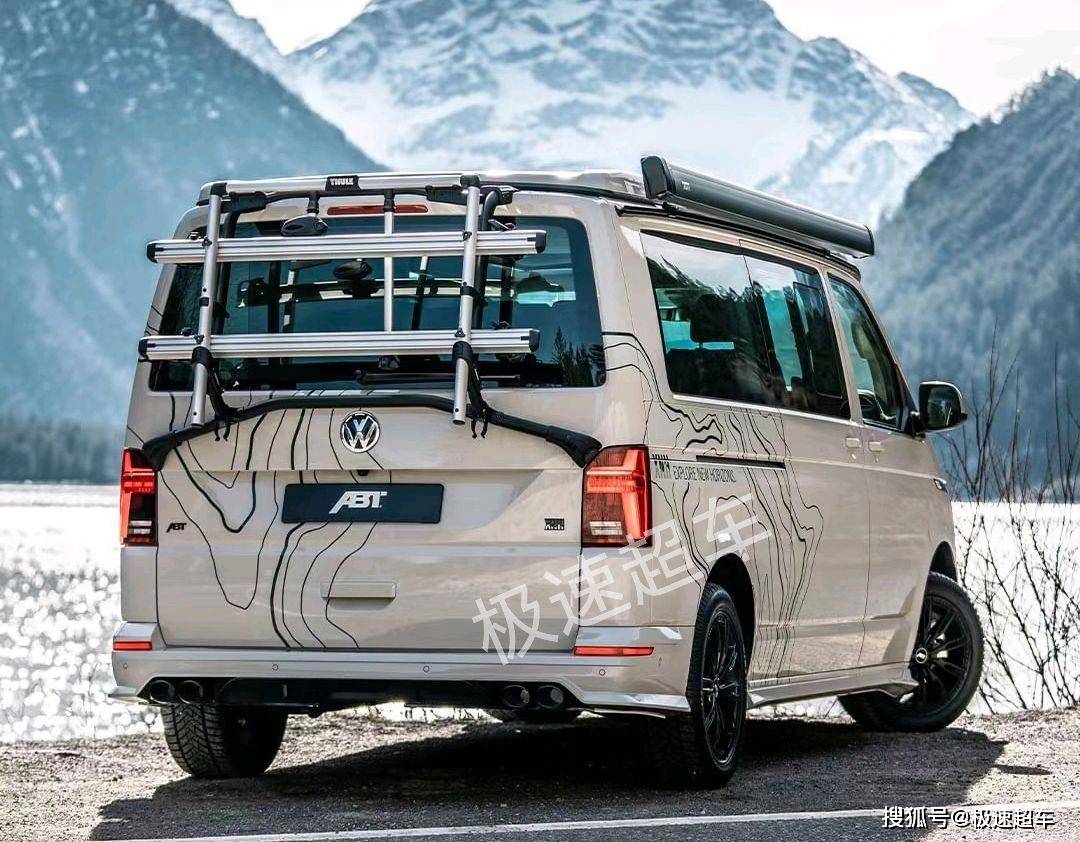 德系旅居车"标杆",大众迈特威t6,车顶折叠帐篷 2.