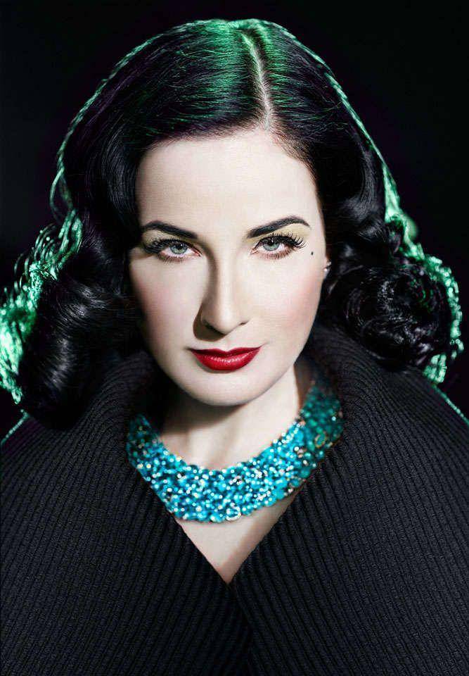 性感舞娘蒂塔·万提斯 (dita von teese)的时尚大片_连衣裙_明星_穿着