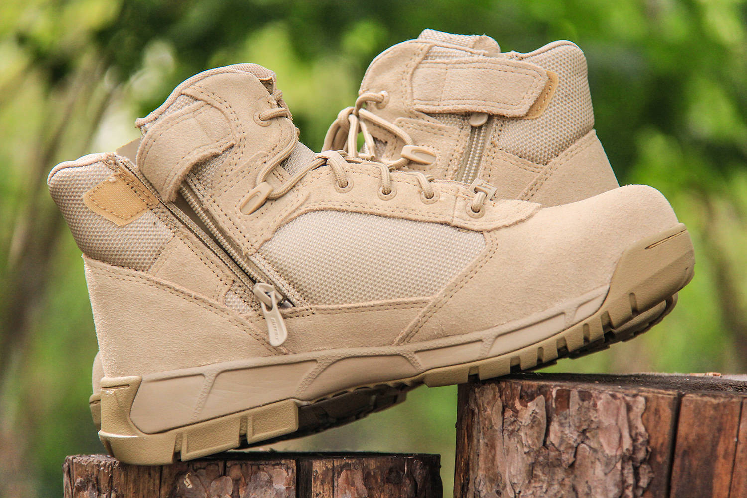 行万水千山,护足下安全:bates贝特斯捍卫者运动战术靴_保护_牛皮_拉链