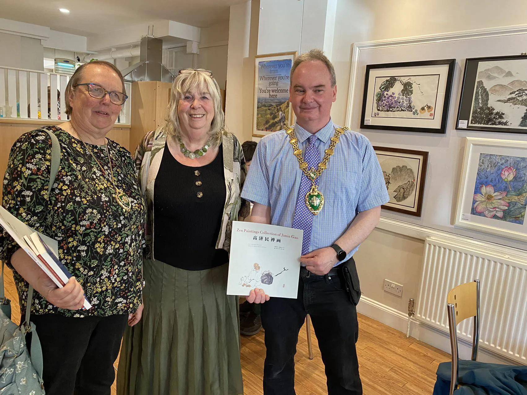 禅画出海《高济民禅画》在牛津艺术周开幕式首发_徐之腾_重庆_杨松涛