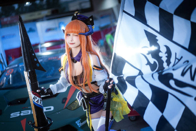 cos:明日方舟风笛皇后一号cosplay正片17p-超级小禾儿_伊喵_白嫖_部落