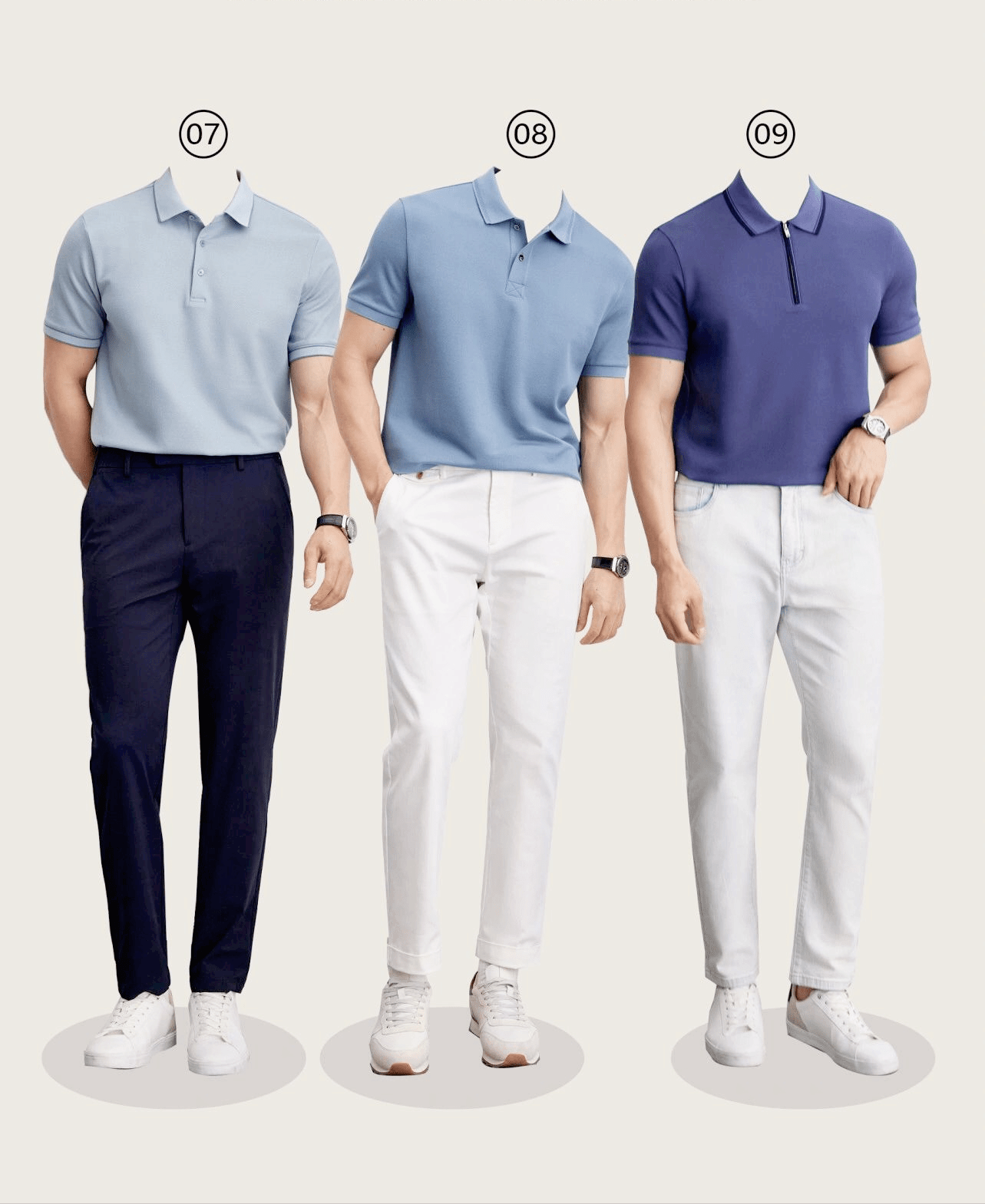 25 轻熟男polo衫穿搭秘籍:4款颜色让你轻松驾驭商务休闲风_polo_场合