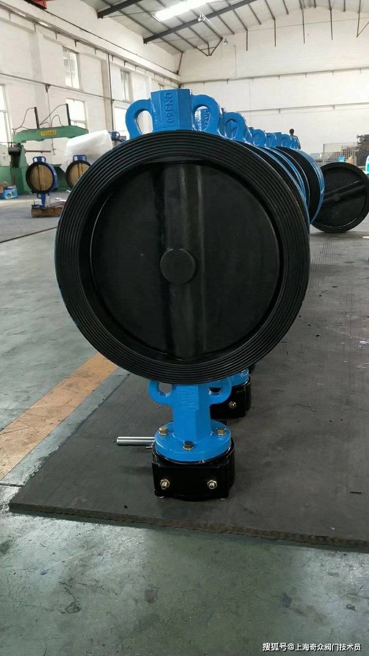 涡轮全衬胶对夹蝶阀d371j-16q 双向流动 用于化工_符台_性能_标准