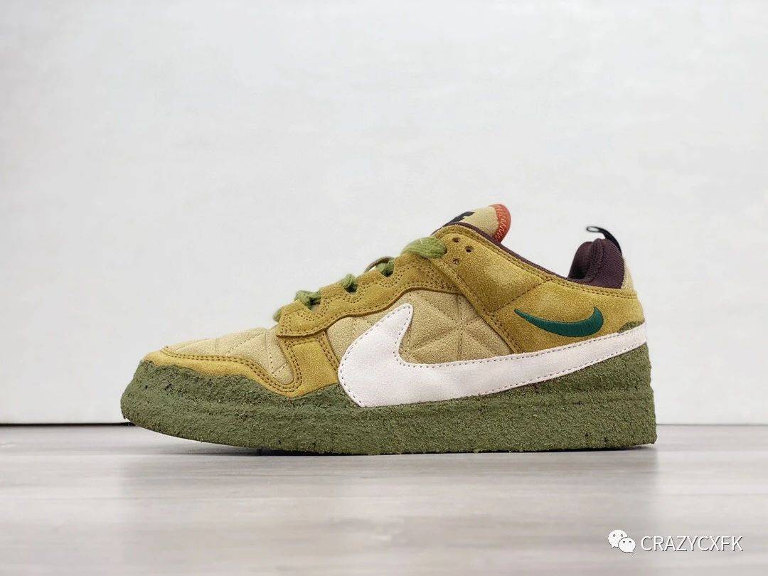 Nike Dunk Low x Cactus Plant Flea Market CPFM FLEA1 耐克阴阳军绿