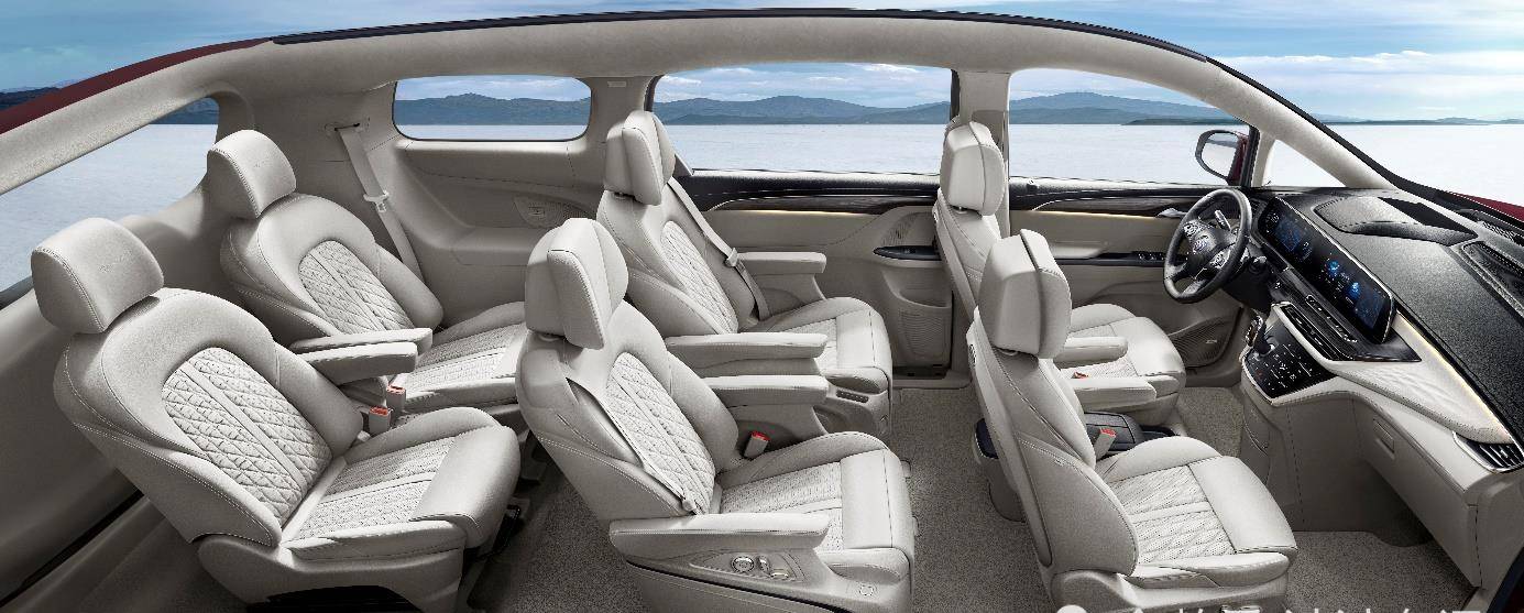 新款别克gl8 avenir内饰官图发布,换装连体式的悬浮大屏_搜狐汽车