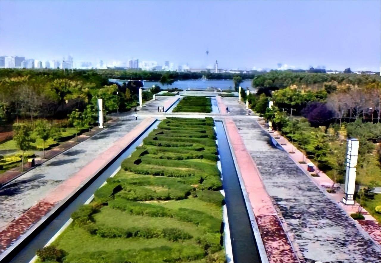 河南省景区-洛阳市隋唐城遗址植物园(隋唐植物园)_牡丹花_园区_景色