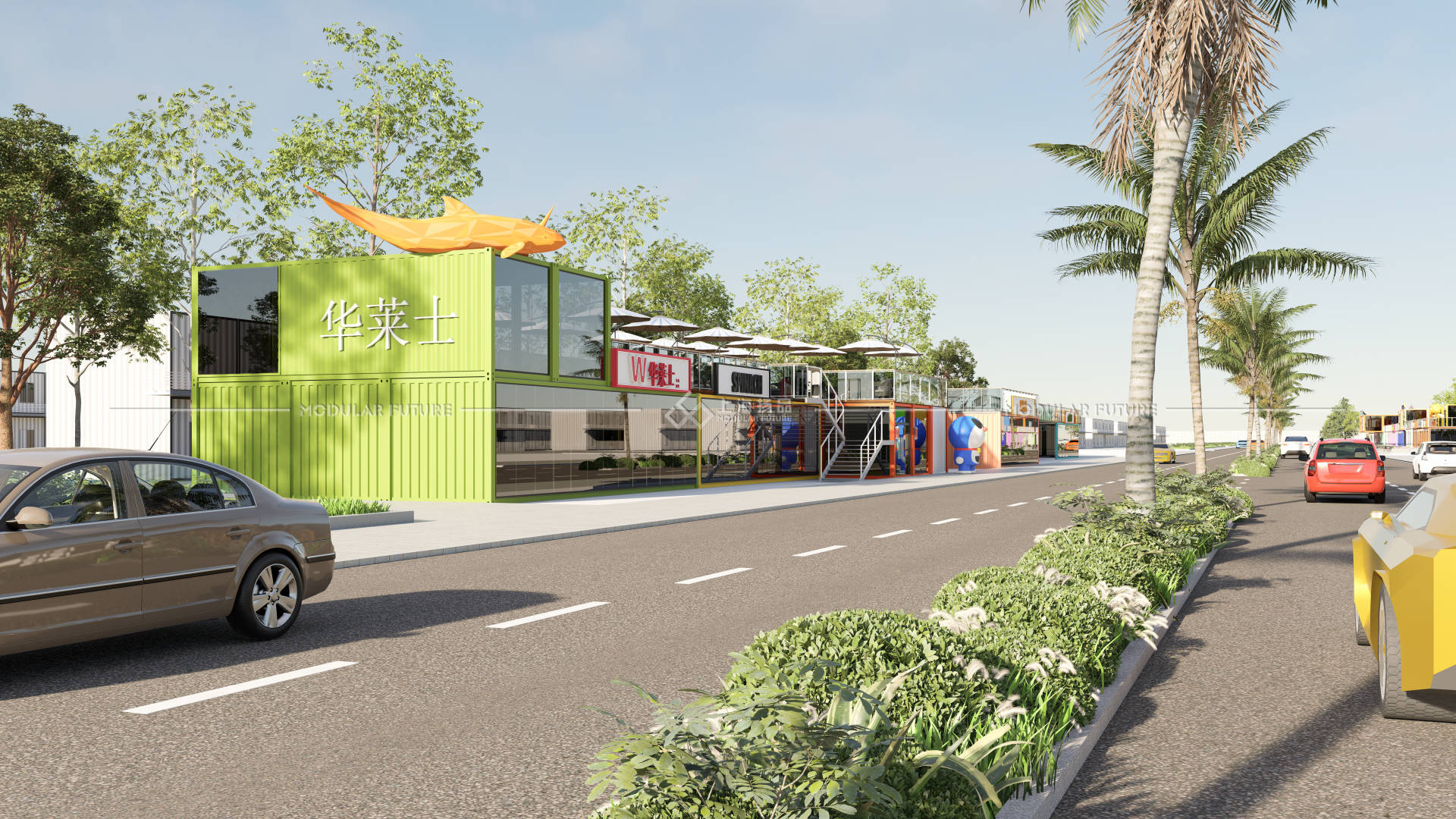 集装箱打造特色网红商业街,新型商业模式一起了解一下吧~_成为了_建筑