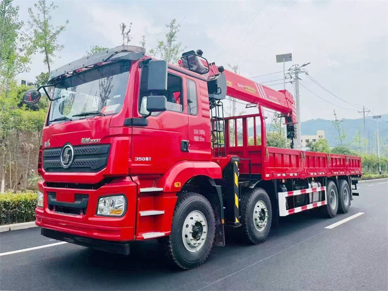 陕汽德龙三一14吨随车吊厂家出口_前四后八随车吊价格参数_搜狐汽车