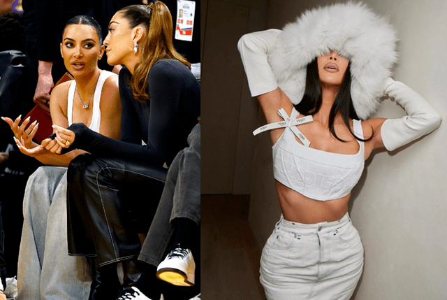 卡戴珊观战nba,一张球票21万,42岁韵味十足:想和c罗发生关系_比赛