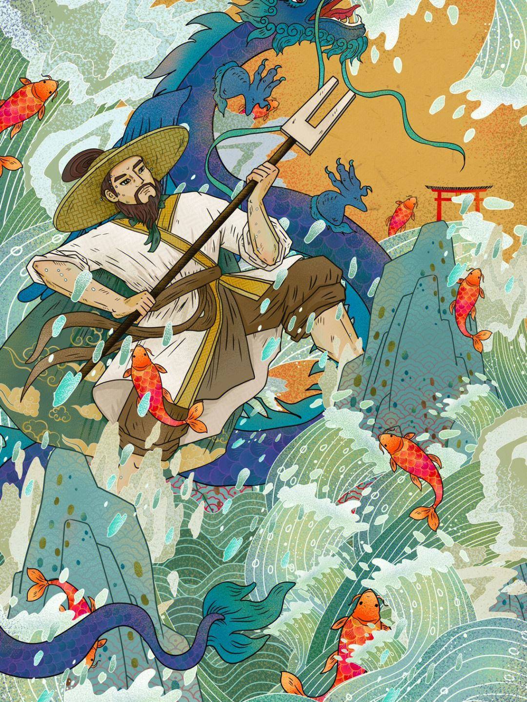 精卫填海填的什么海,后羿射日射的什么日?_女娲_伏羲_山西