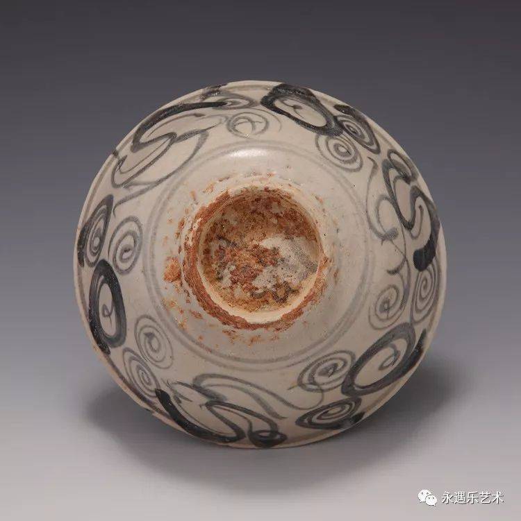 明代民窑青花碗赏析_石子青_图案_云气