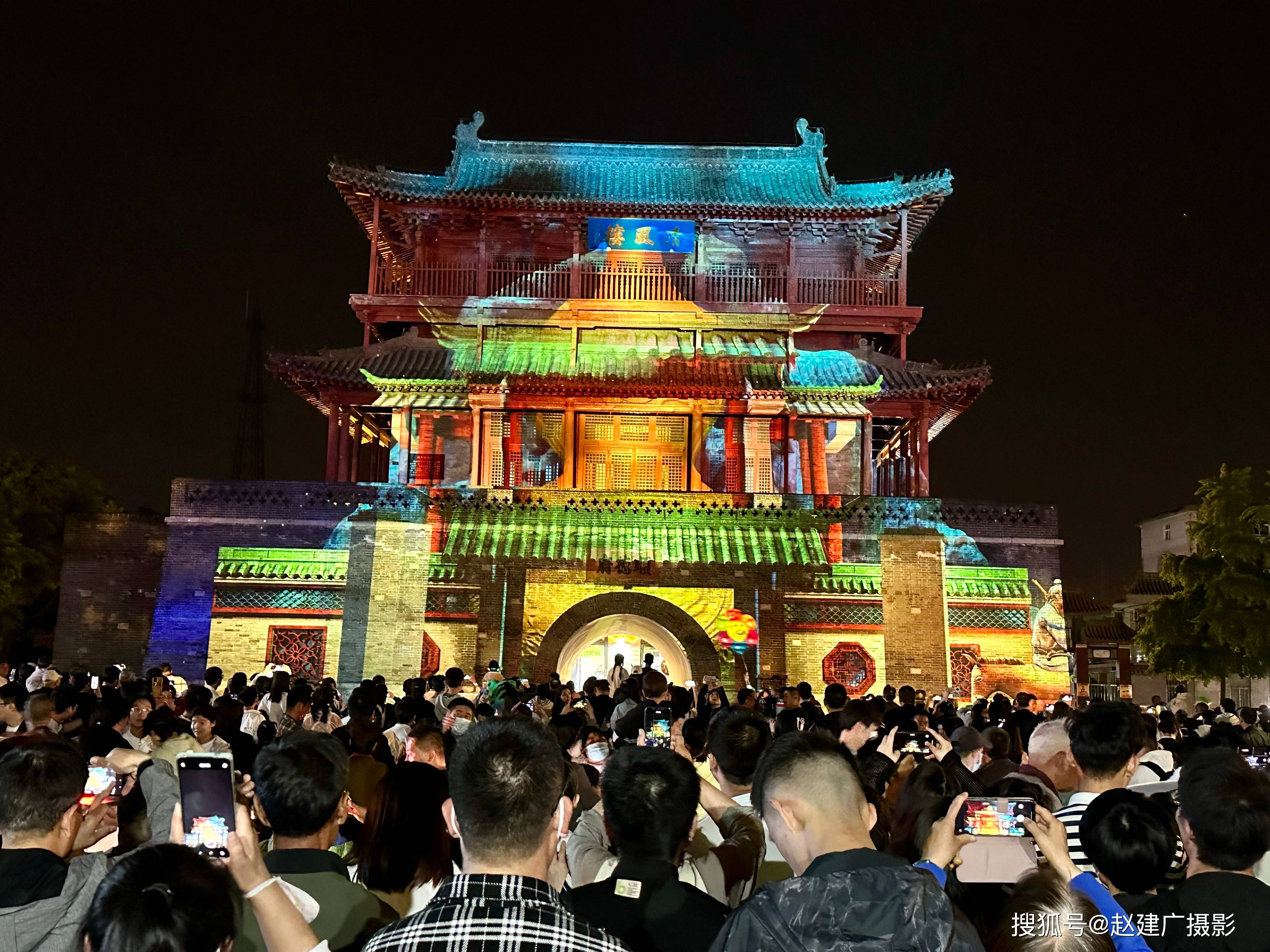 邢台清风楼夜景图片图片