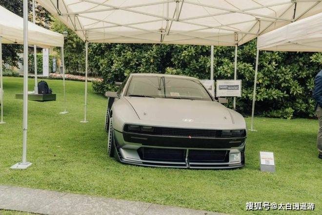 现代 N Vision 74 概念车在埃斯特别墅展出_搜狐汽车_搜狐网