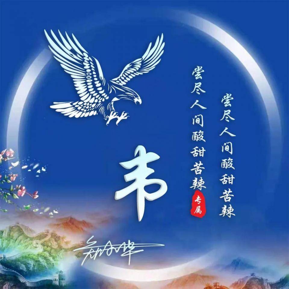 姓氏头像第458期,2023人生靠自己签名头像,留下你的名字_成功_目标