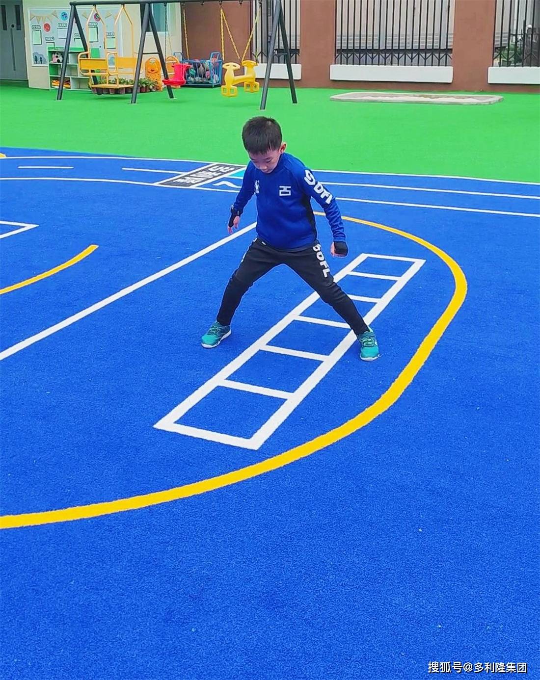 幼儿园场地设计之——200平打造一个"体能大循环"_运动_游戏_活动