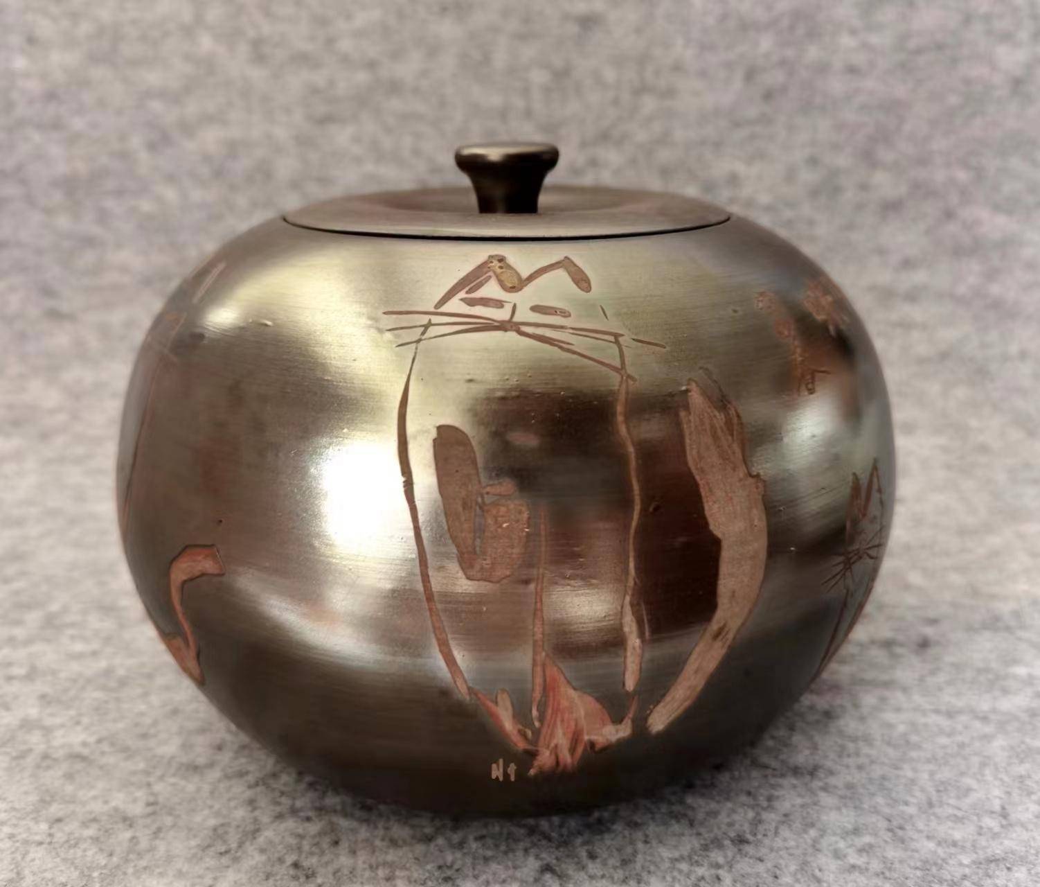 遇见,透出结晶的美——谷凤羽滇瓦斑砂陶艺_云南_陶瓷_作品