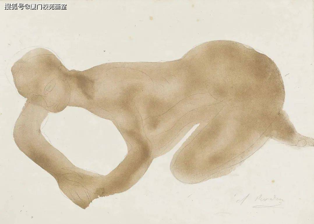 校苑画室 | 罗丹素描手稿 | 要彻底桀骜的真实,要毫不踌躇的表白_艺术