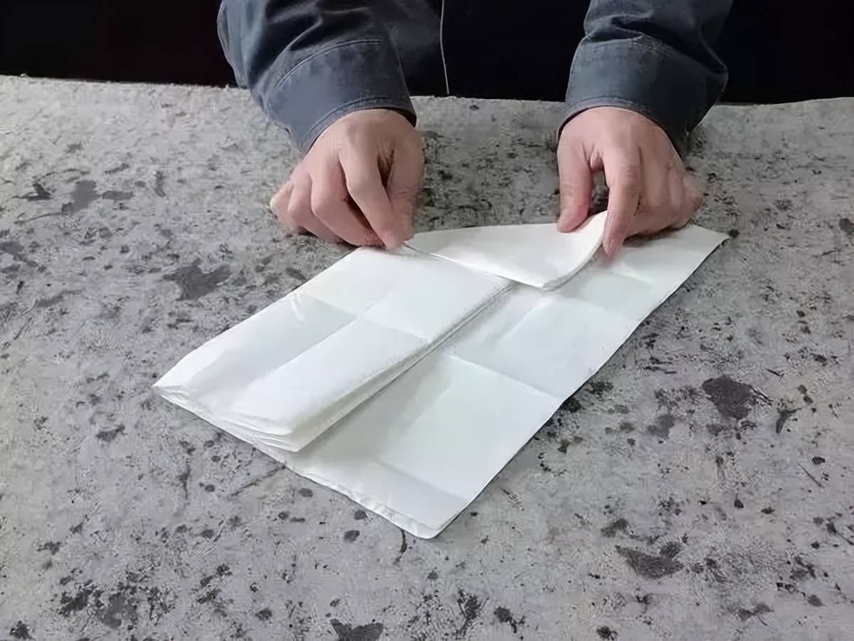 毛笔书法折纸方法图片
