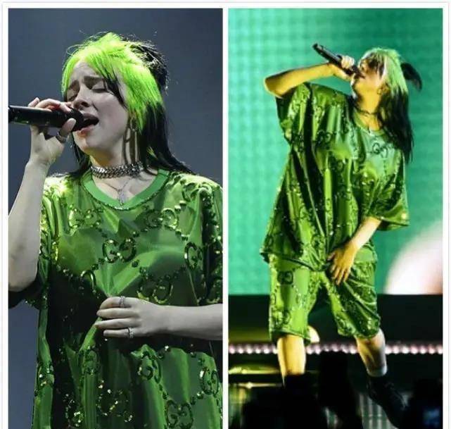 据雅虎新闻报道,国外当红歌手碧梨--比莉·艾利什(billie eilish)在