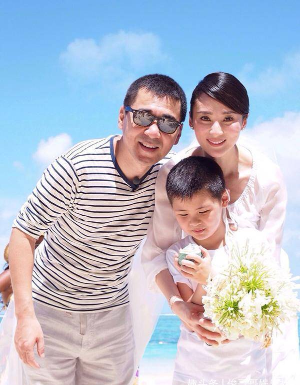 蒋勤勤儿子撞脸刘青云,又一个美人基因被浪费,是否是陈建斌的锅_女儿