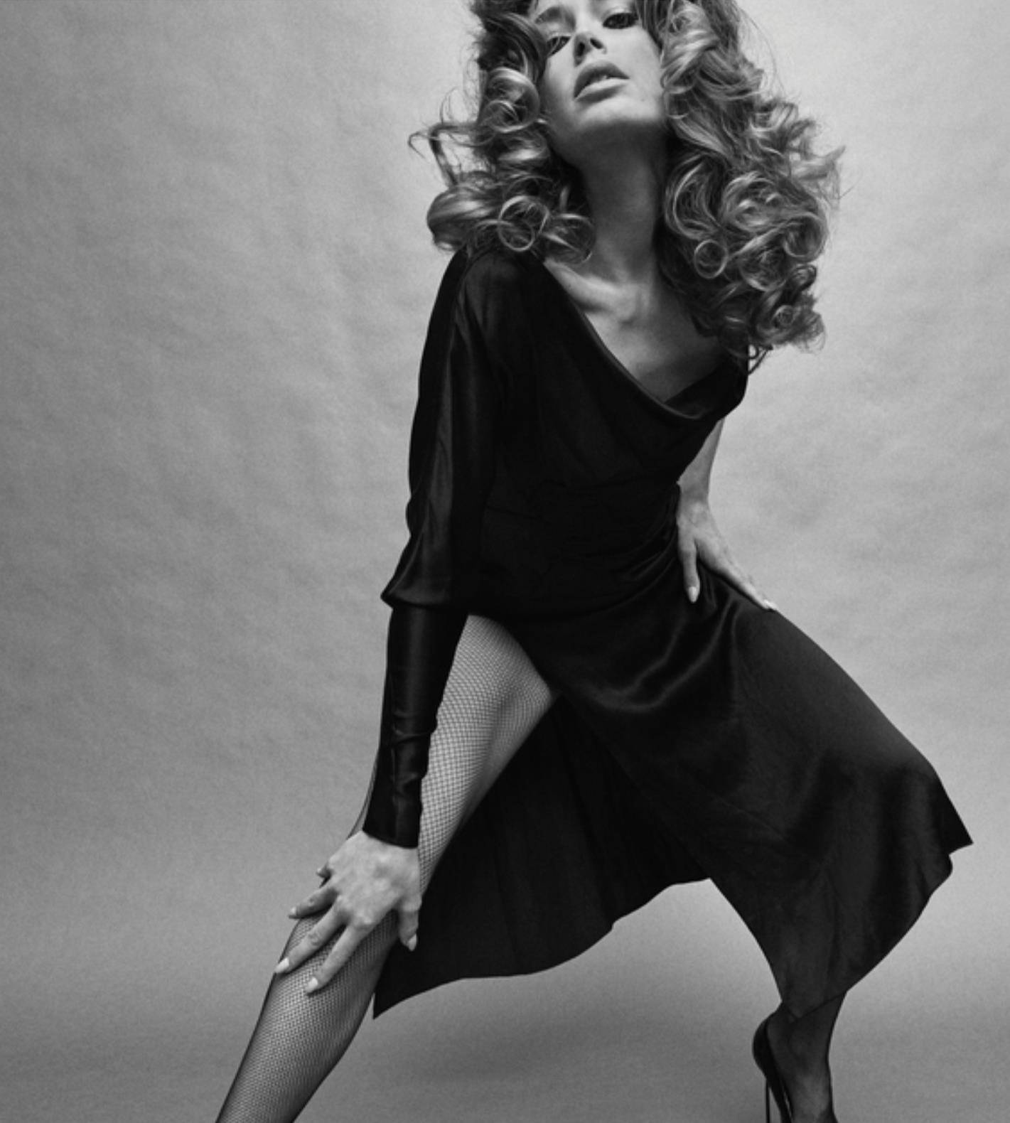 荷兰超模杜晨·科洛斯(doutzenkroes)拍摄时尚杂志大片_封面_设计