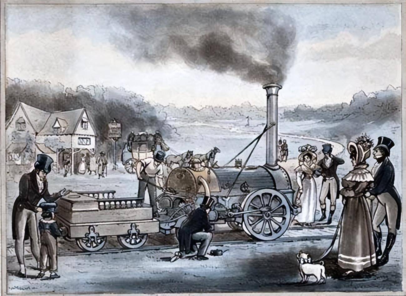 第一次工业革命 油画图片