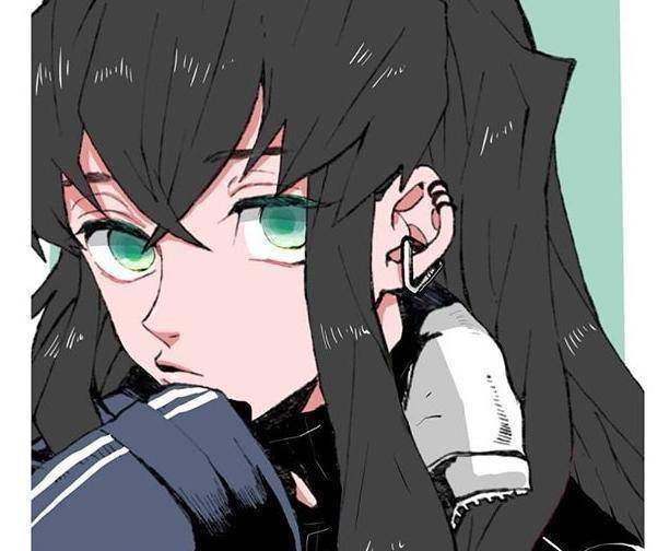 当柱变成时尚达人,恋柱和虫柱成超模,他秒变富家少爷_黑色_衣服_紫色