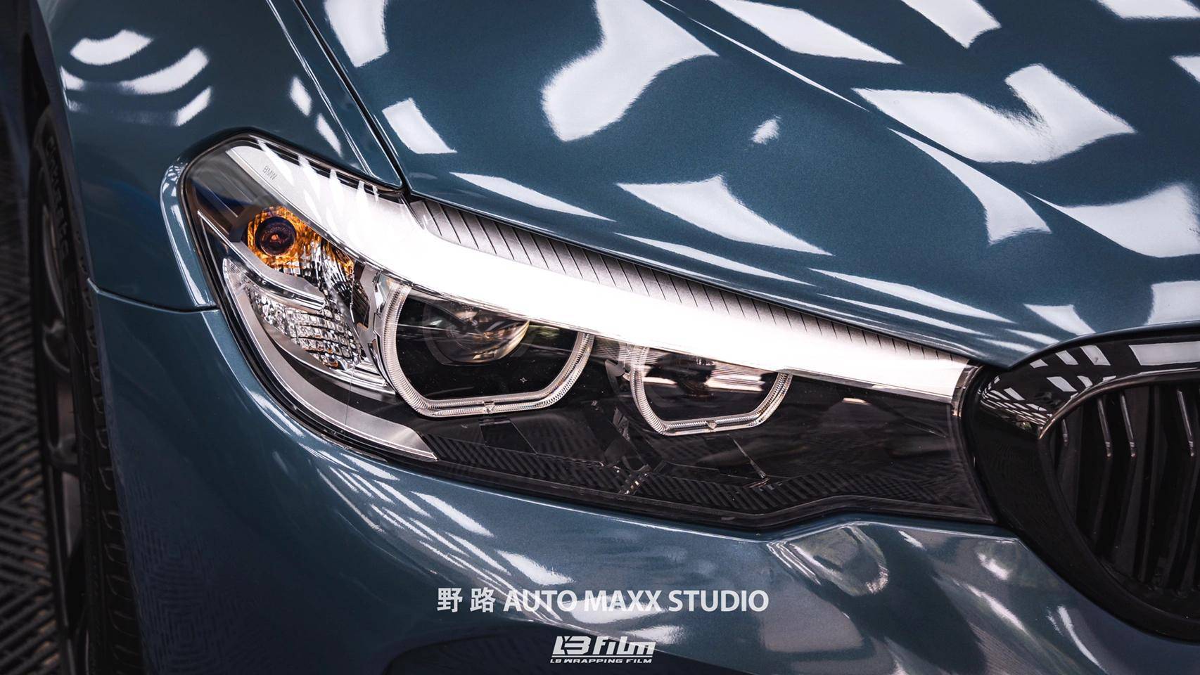 宝马lb改色膜原厂漆青山黛,山色苍翠 绿意盎然_颜色_朋友