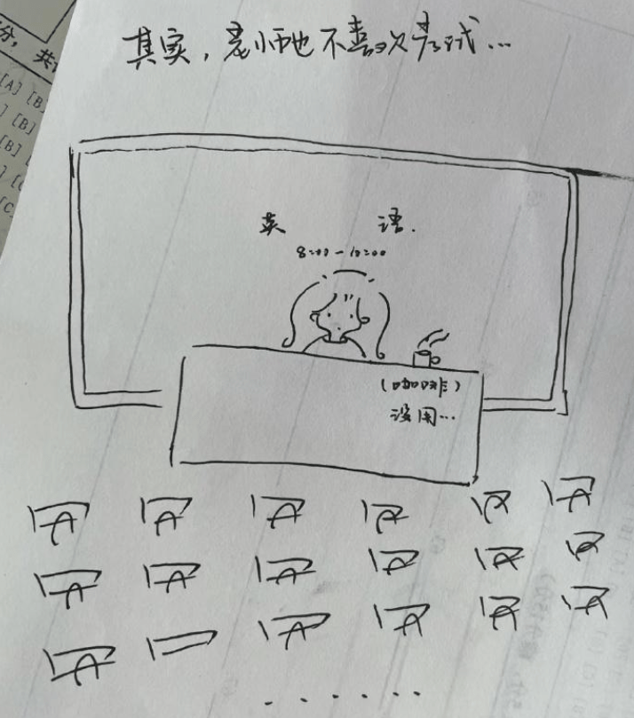 老师监考能有多无聊?