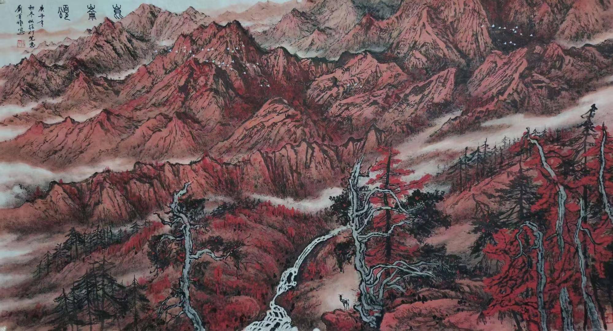 实力派画家刘首作_中国书画院_作品_山水画