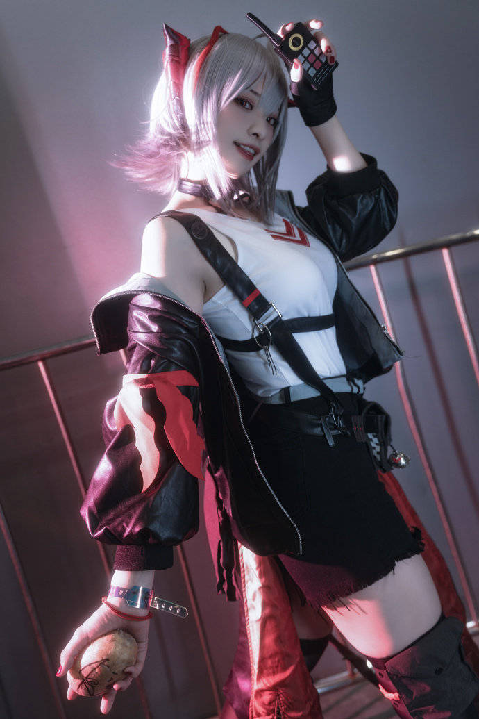 cos:明日方舟w六星狙击干员cosplay正片9p-贤儿sherry_伊喵_白嫖_部落