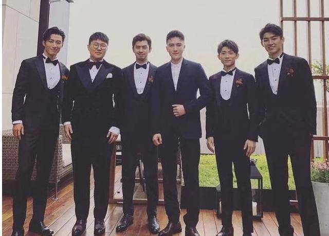 明星伴郎团:黄晓明的豪华,张若昀的"有水分",看到他的我沉默了_婚礼