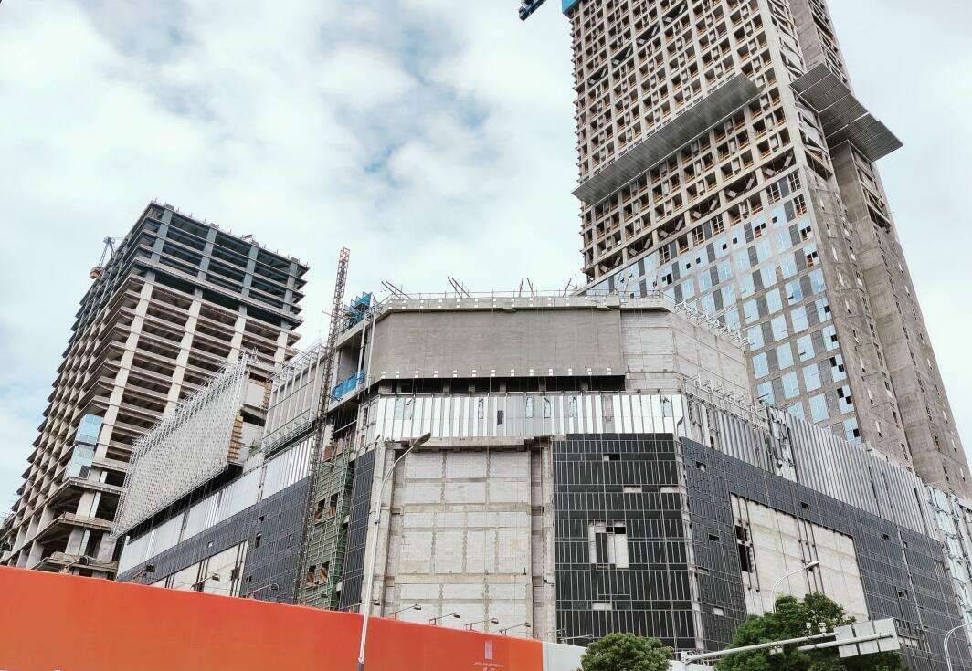华润万象城施工进度实拍万象城:公寓和商业都已封顶昆明华润万象城