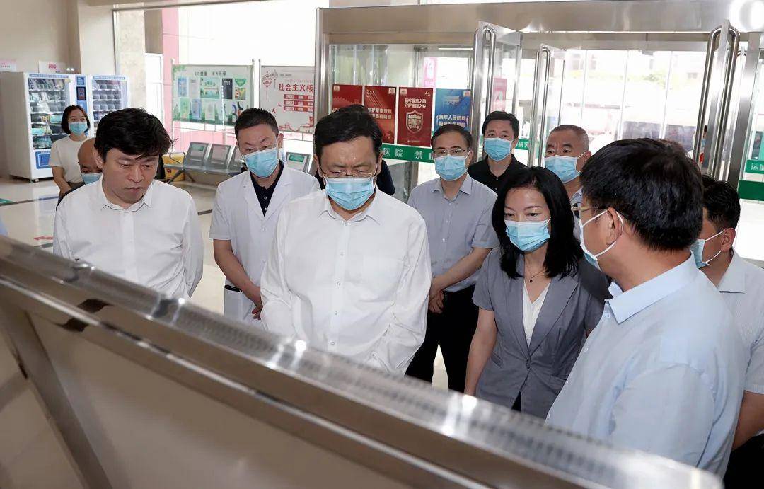 来我院就运城市人民医院筹建工作进行专题调研,副市长李哲陪同调研
