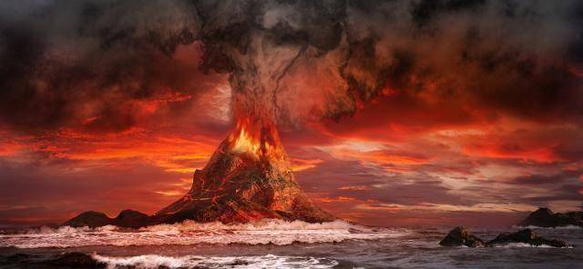 陶波火山喷发中断?