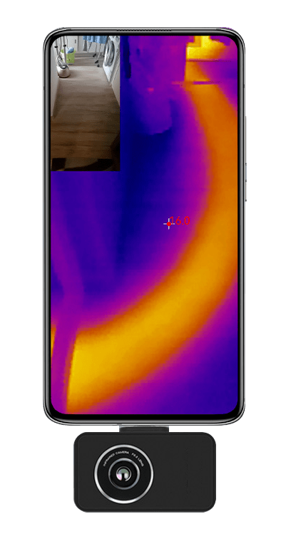 超小型手机红外热像仪 | 红外热成像 | 户外野营神器 | 电力维修_检测