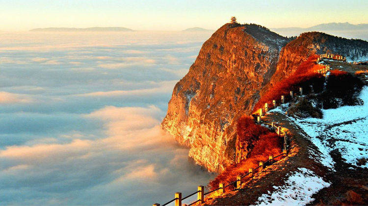 中华诗人第六期诗书画美篇_峨眉山_四川_金顶