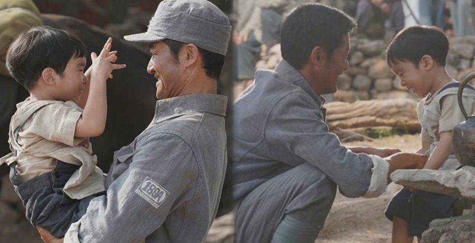 而别看现在的吴京是一副肌肉硬汉的样子,年