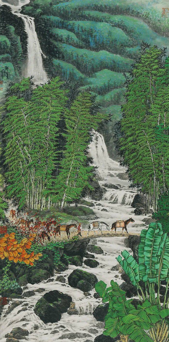 郑百重山水画15幅,这感觉才是身临其境!_中国_画作_书画